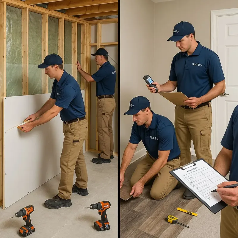 Repairs and Reconstruction process in Pine Ridge, PA